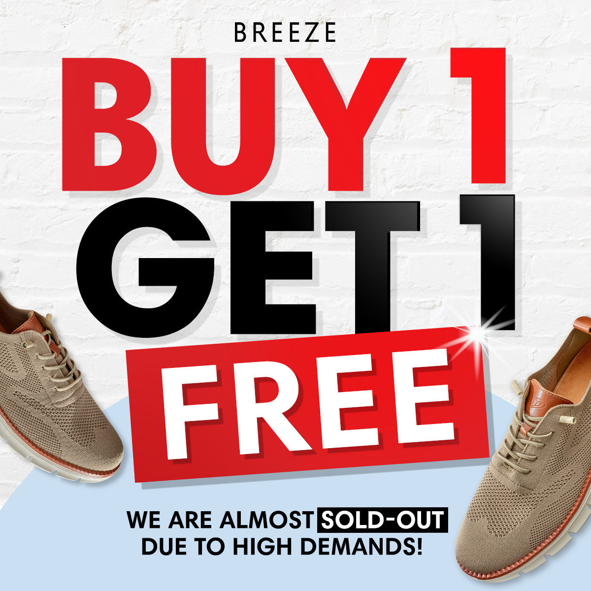 Urban - Ultra Comfortable Shoes "Secret Offer" Buy 1 Get 1 Free